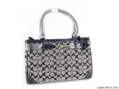 discount COACH bags - 8K07 black/gray